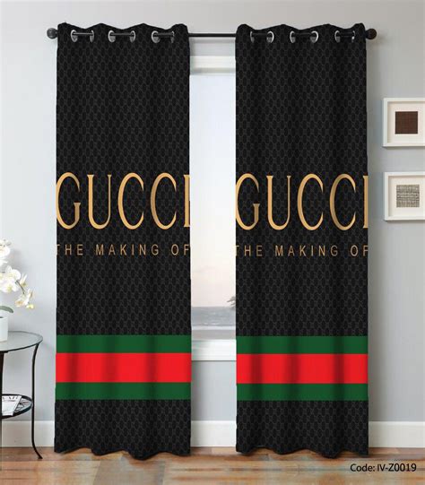 gucci curtains for windows|gucci inspired home decor.